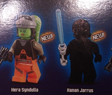 Imágenes de los personajes de Star Wars Rebels en Lego